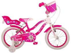 Detský bicykel Volare Lovely 16" Pink White